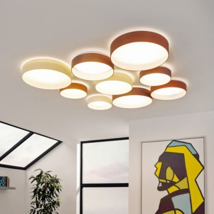 Come scegliere tra una plafoniera led e una lampada da soffitto ... Piccole plafoniere led