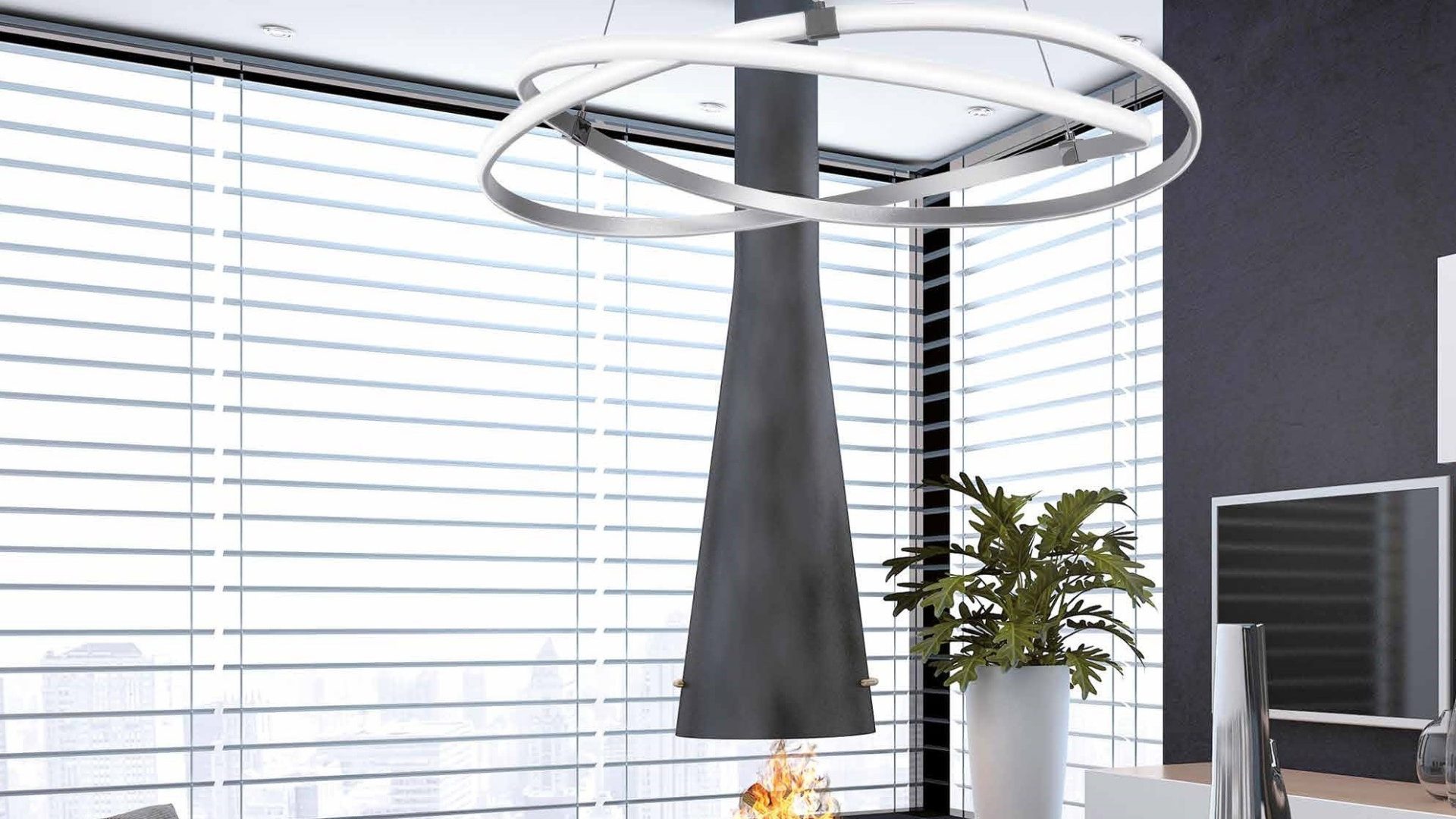 Lampadario moderno per il living