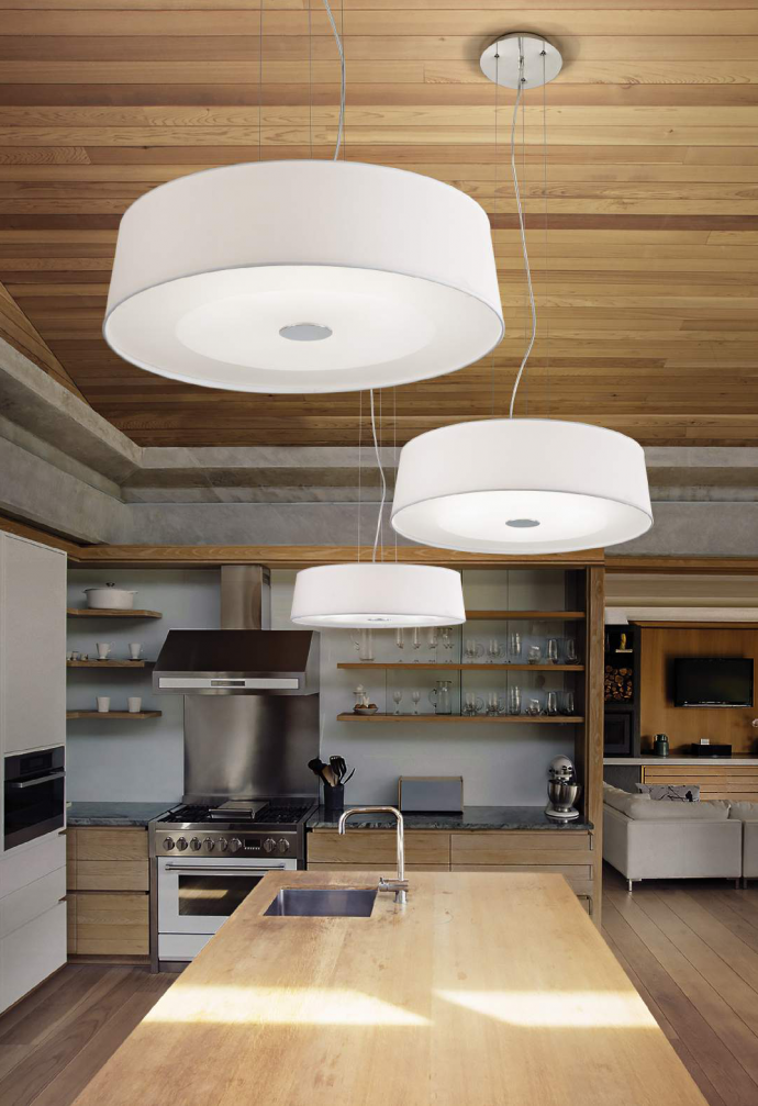Illuminazione cucina: lampadari o sospensioni?