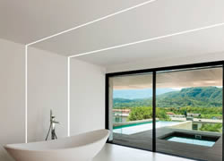 bagno strip led mazzola luce